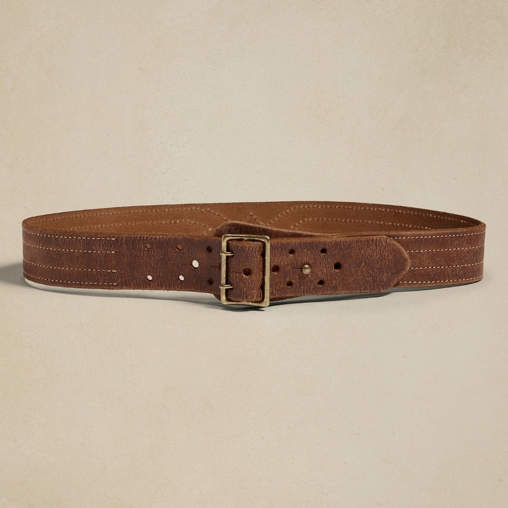 Banana Republic Escalante Leather Belt, 32
